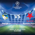 Match Banner: Pafos vs Slavia Praha