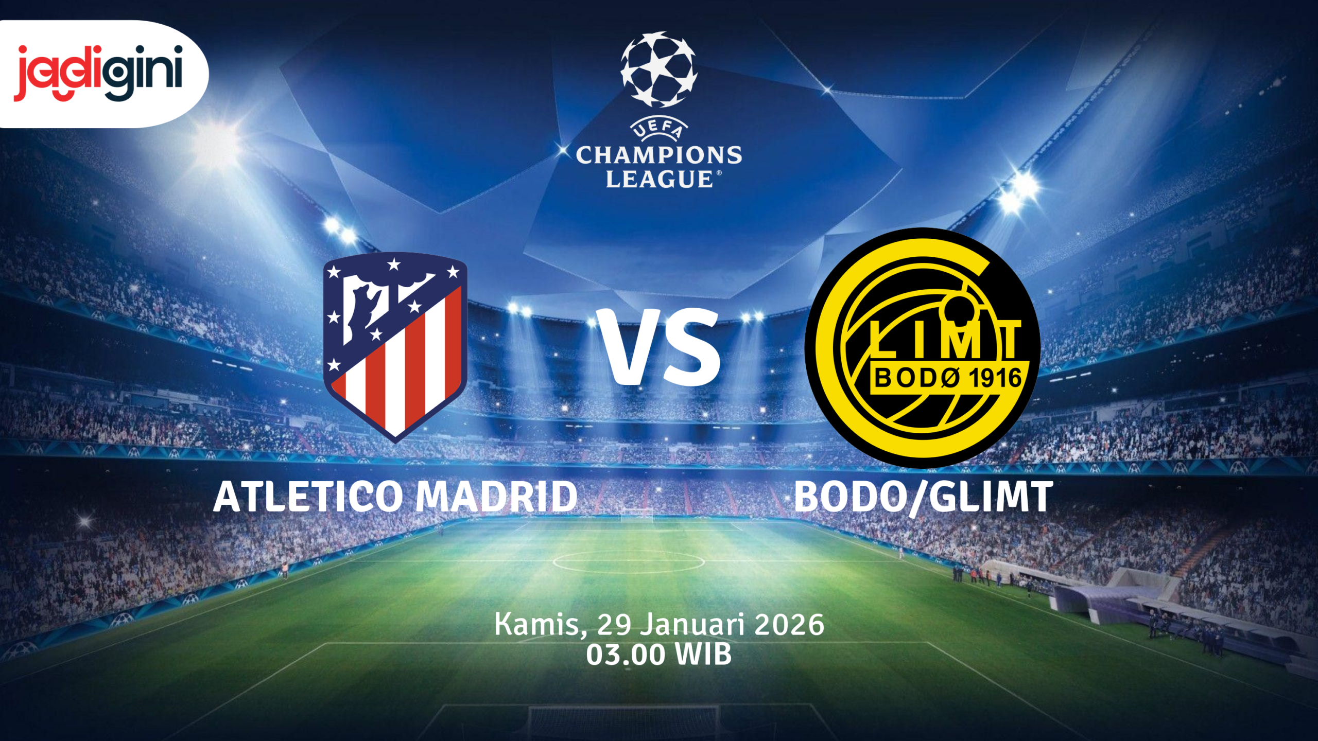 Match Banner: Atletico Madrid vs Bodo/Glimt