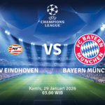 Match Banner: PSV Eindhoven vs Bayern München