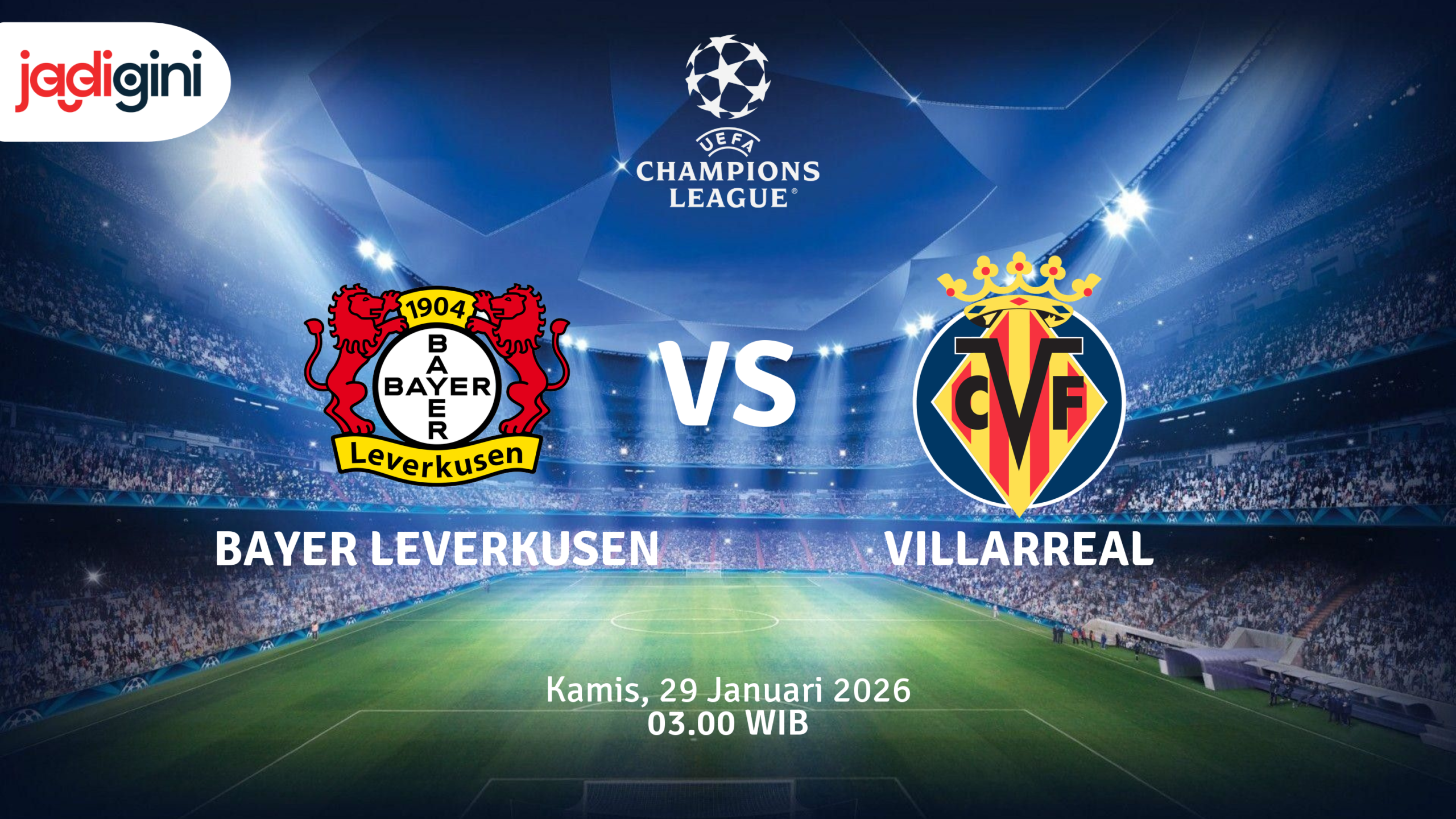 Match Banner: Bayer Leverkusen vs Villarreal