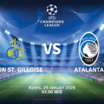 Match Banner: Union St. Gilloise vs Atalanta
