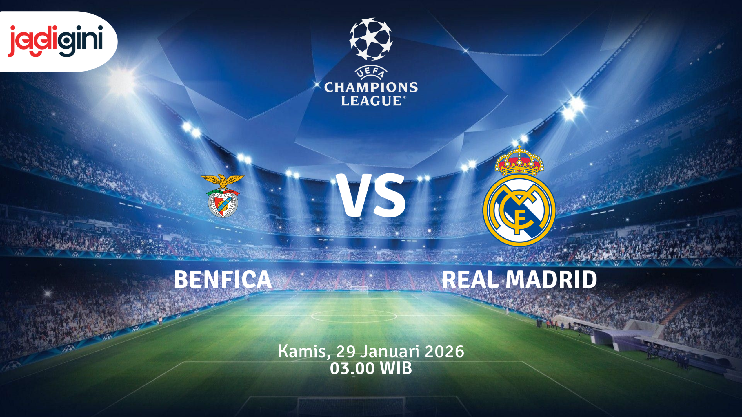 Match Banner: Benfica vs Real Madrid