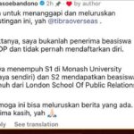 Alyssa Soebandono meluruskan kabar yang menyebut dirinya sebagai penerima beasiswa LPDP.