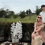 BCL bersama Noah dan Tiko saat ziarah ke makam Ashraf menjelang Ramadan 2026.