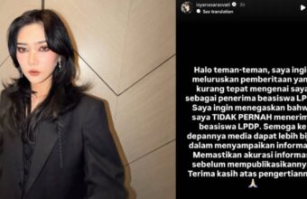 Isyana Sarasvati meluruskan isu yang menyebut dirinya sebagai penerima beasiswa LPDP di tengah polemik viral.