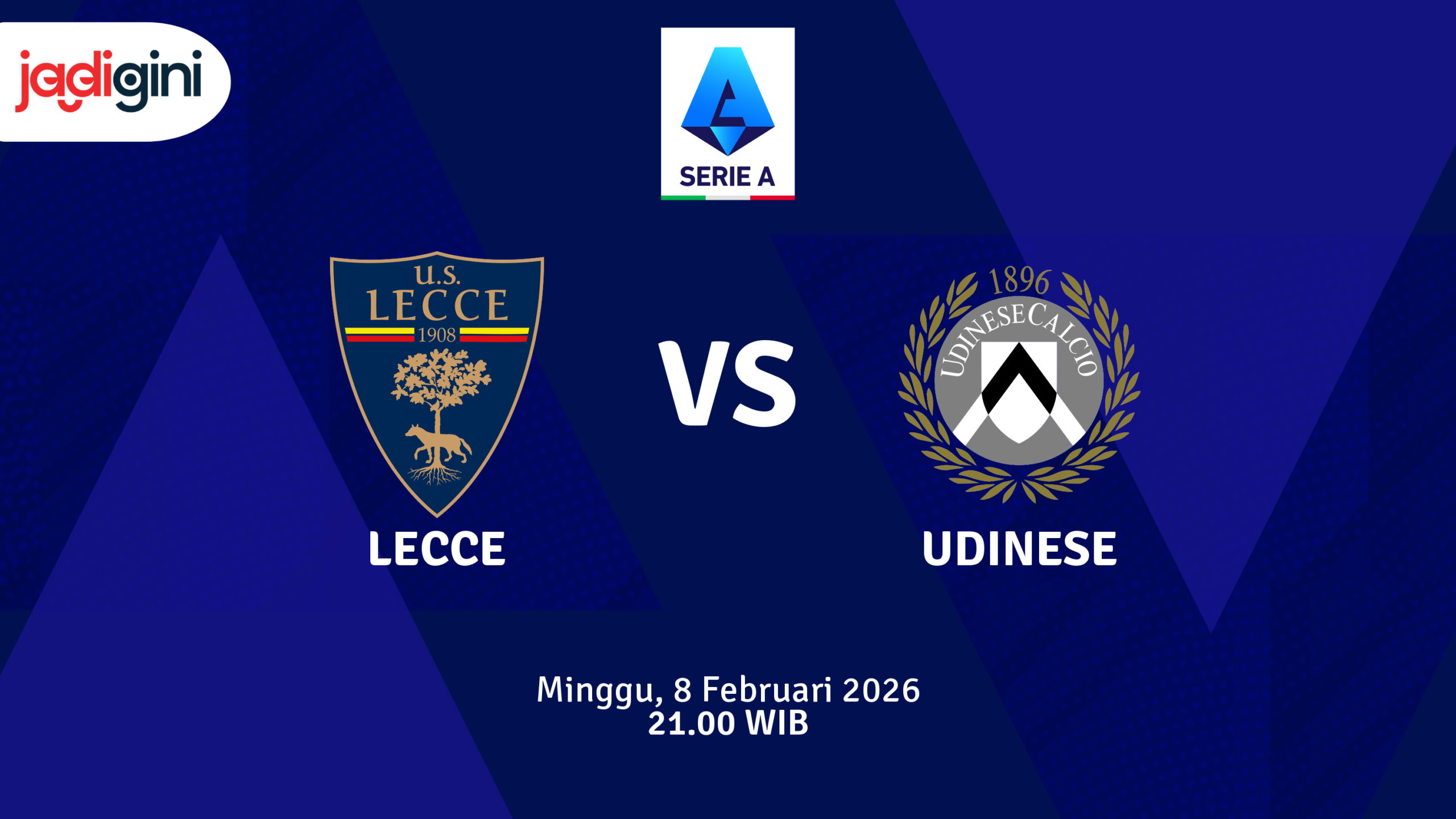 Match Banner: Lecce vs Udinese