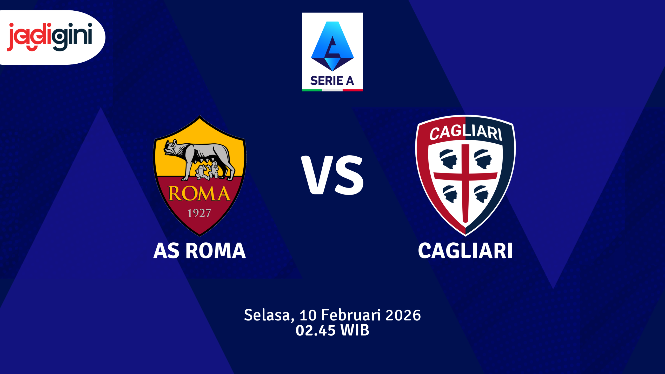 Match Banner: AS Roma vs Cagliari