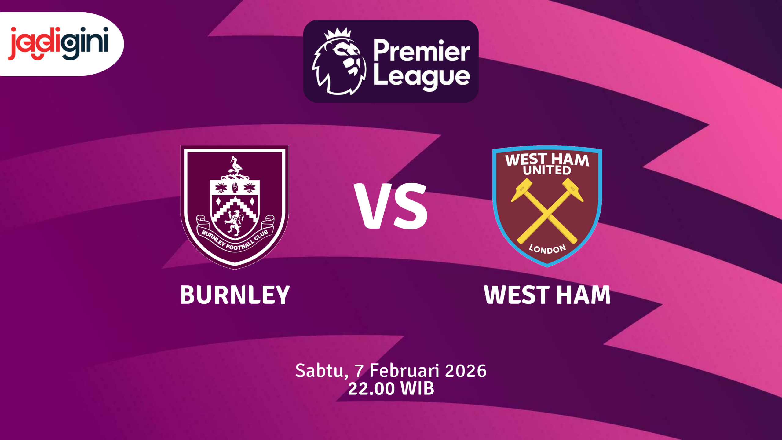 Match Banner: Burnley vs West Ham