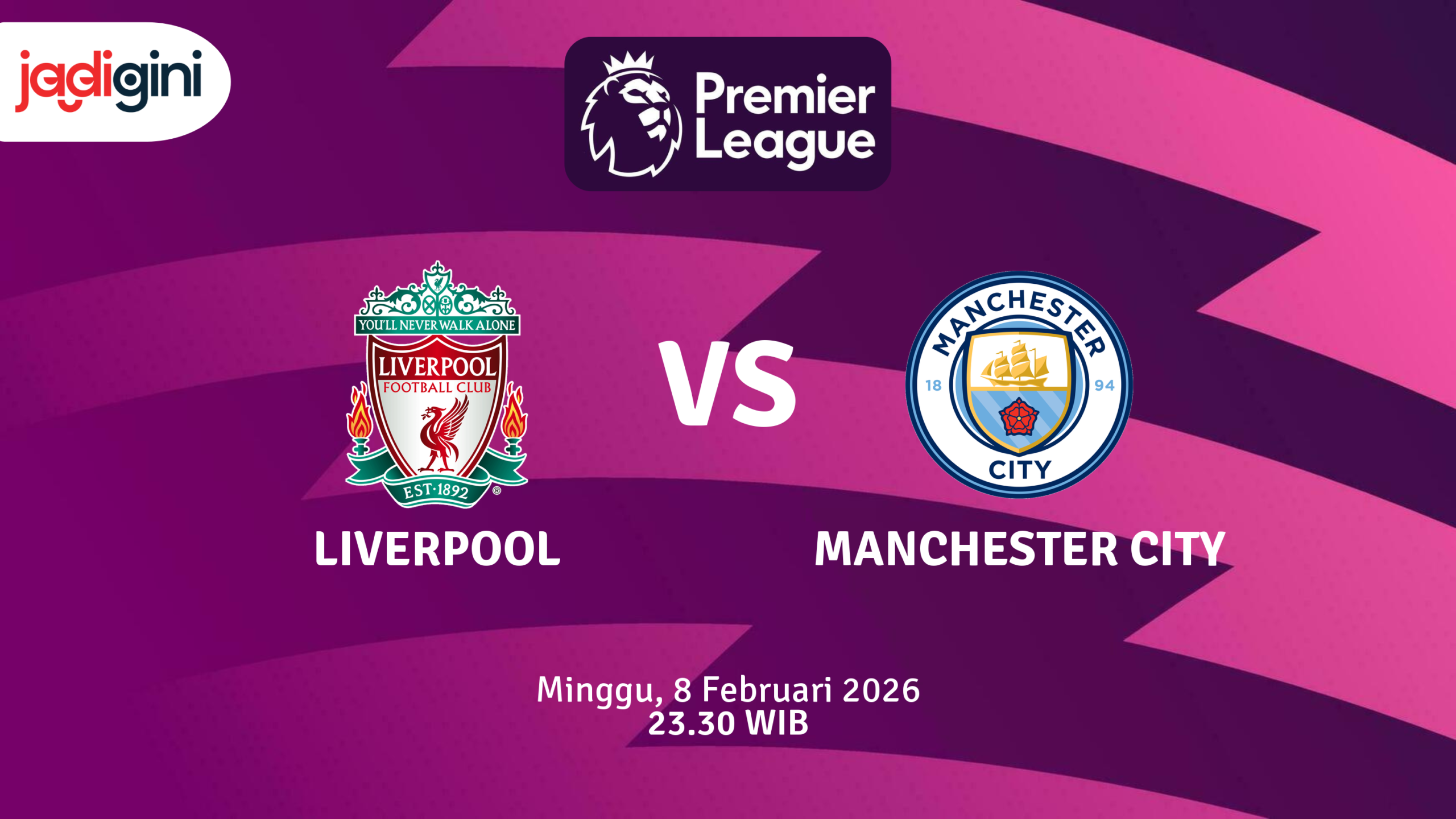 Match Banner: Liverpool vs Manchester City