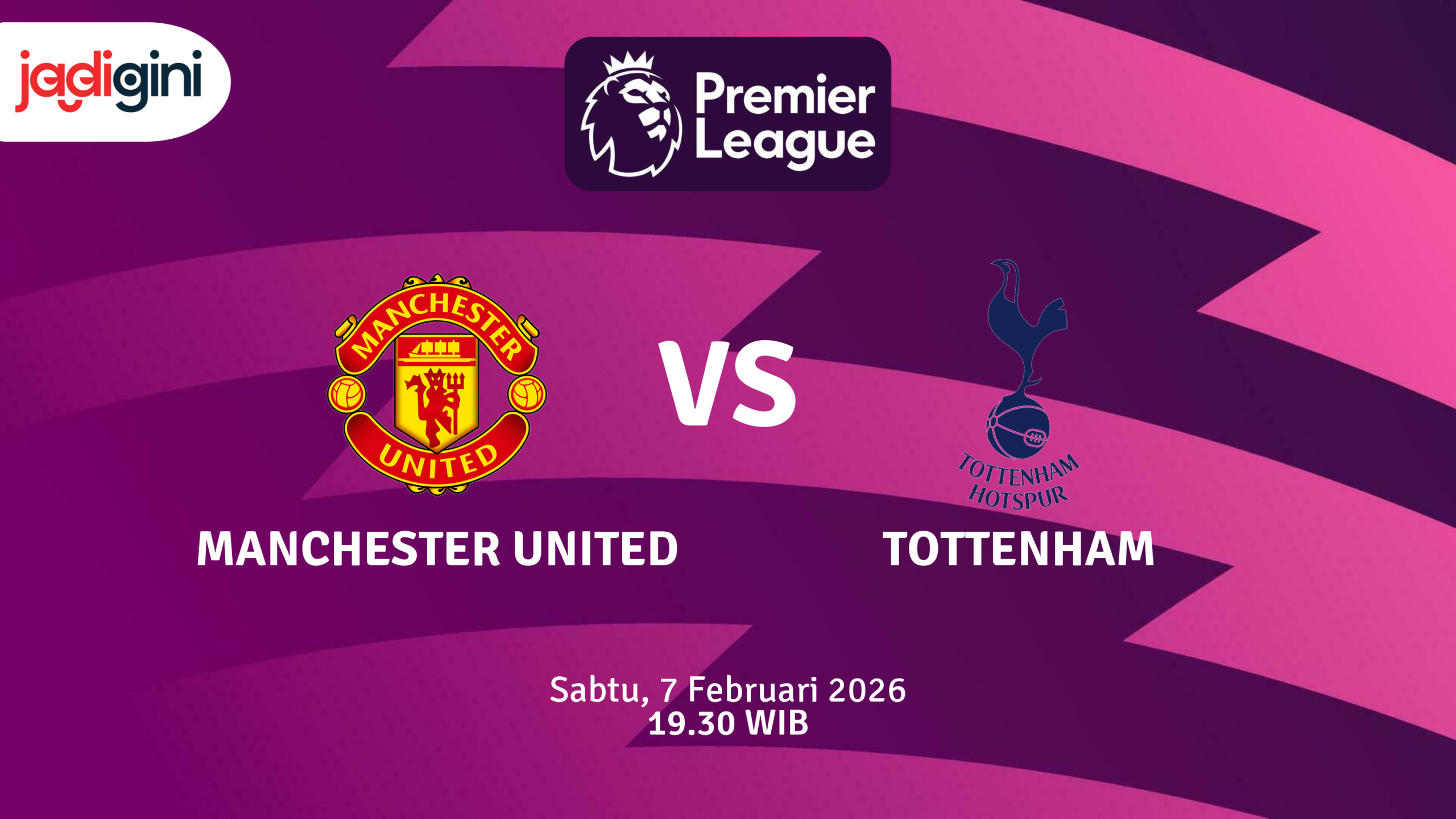 Match Banner: Manchester United vs Tottenham
