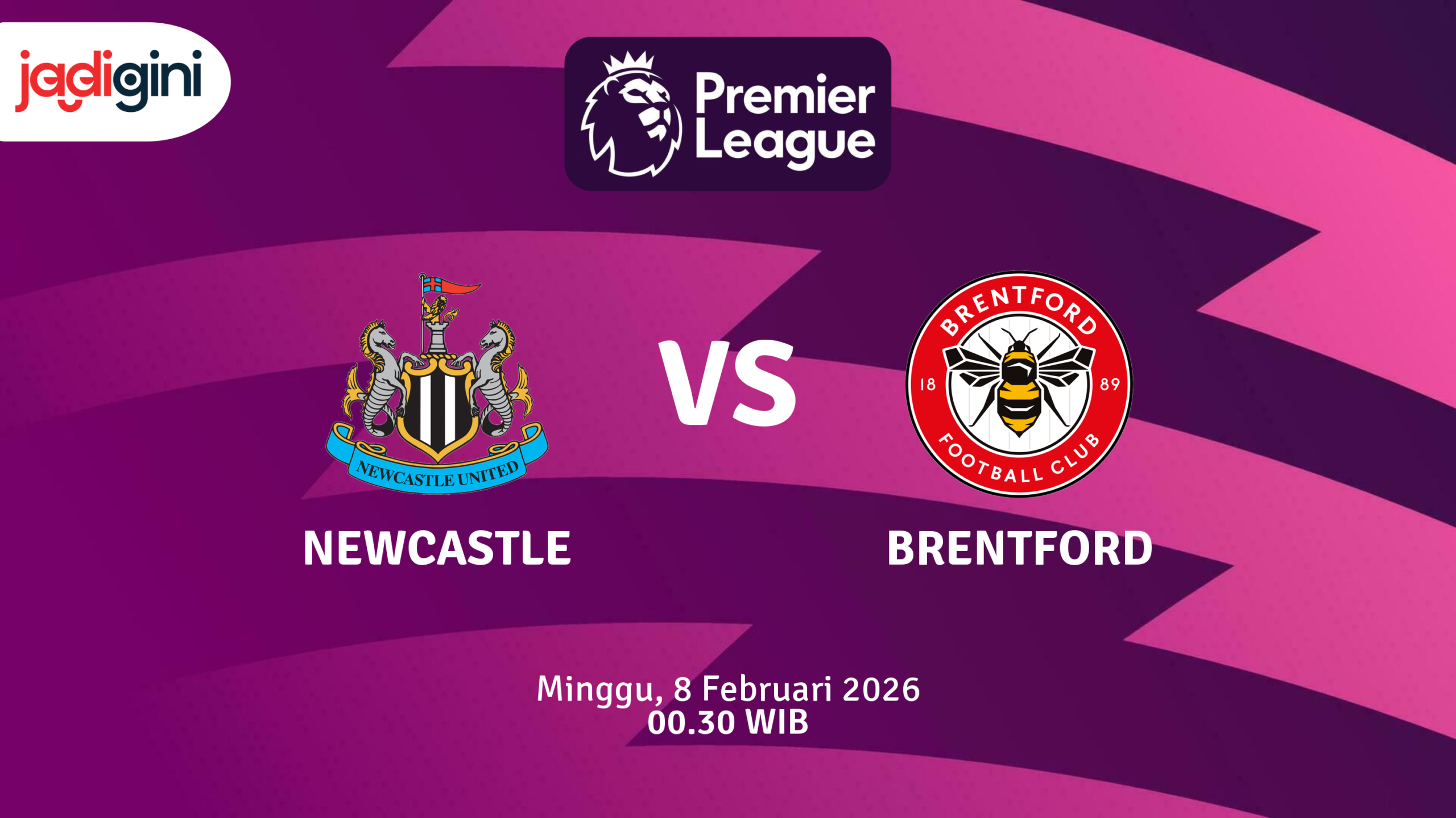 Match Banner: Newcastle vs Brentford