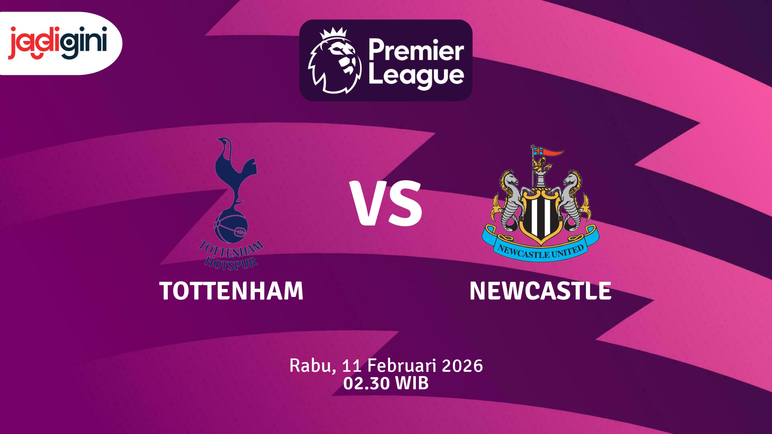 Match Banner: Tottenham vs Newcastle
