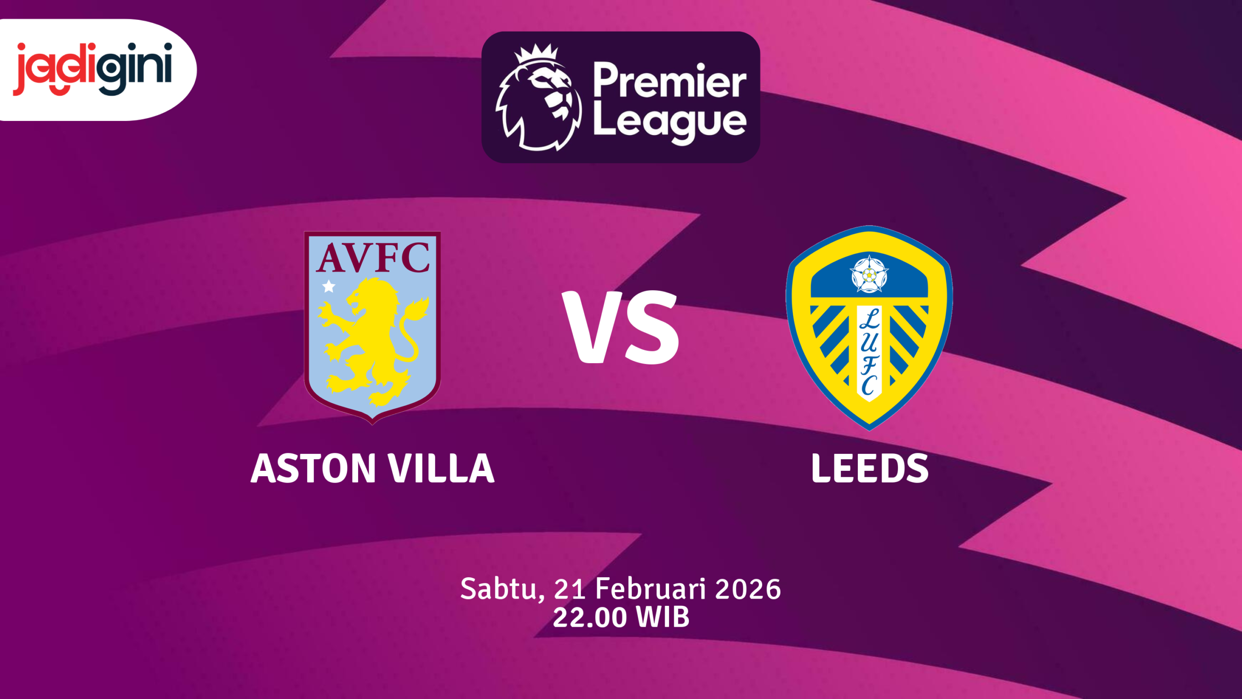 Match Banner: Aston Villa vs Leeds
