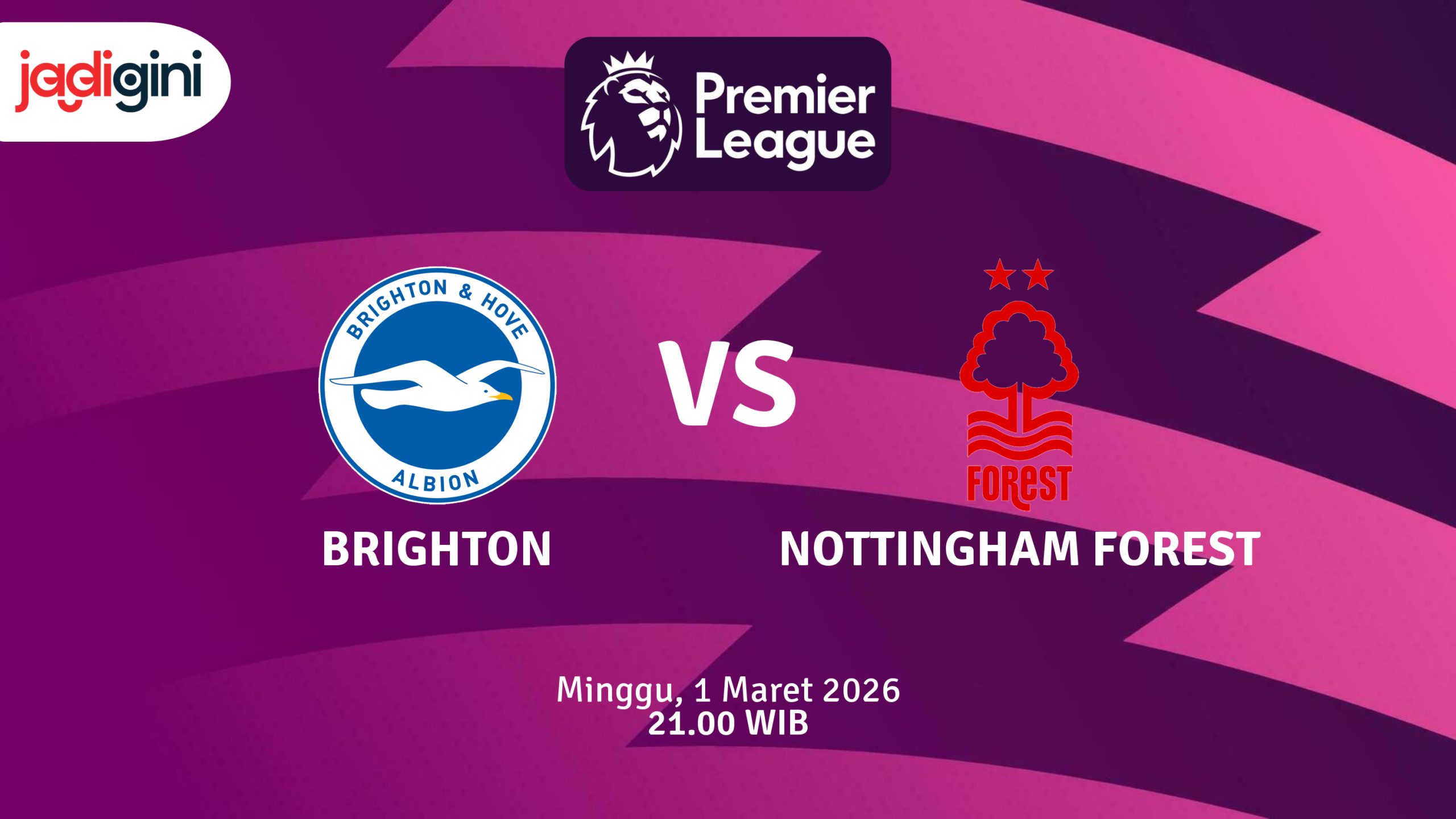 Match Banner: Brighton vs Nottingham Forest