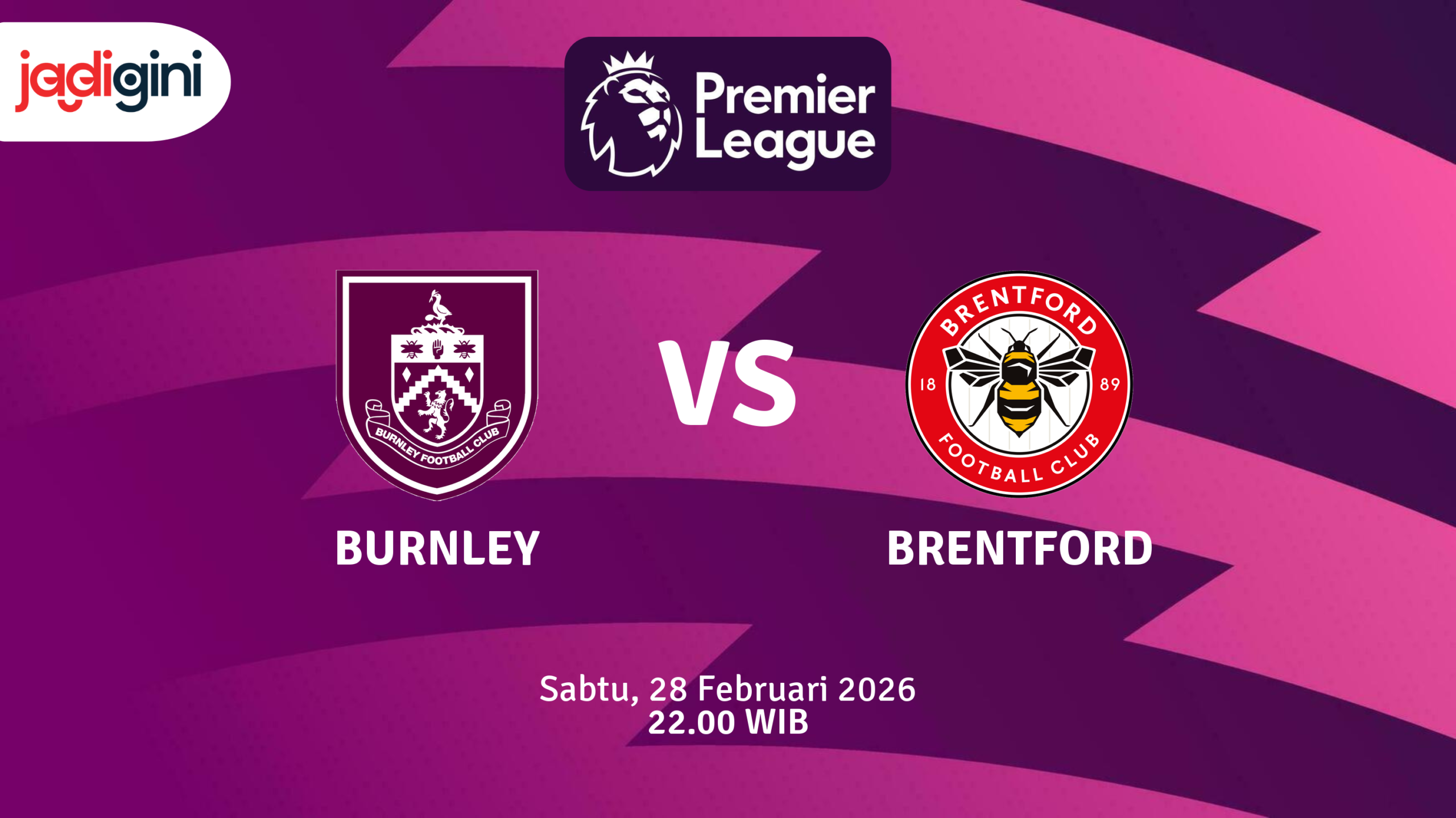 Match Banner: Burnley vs Brentford
