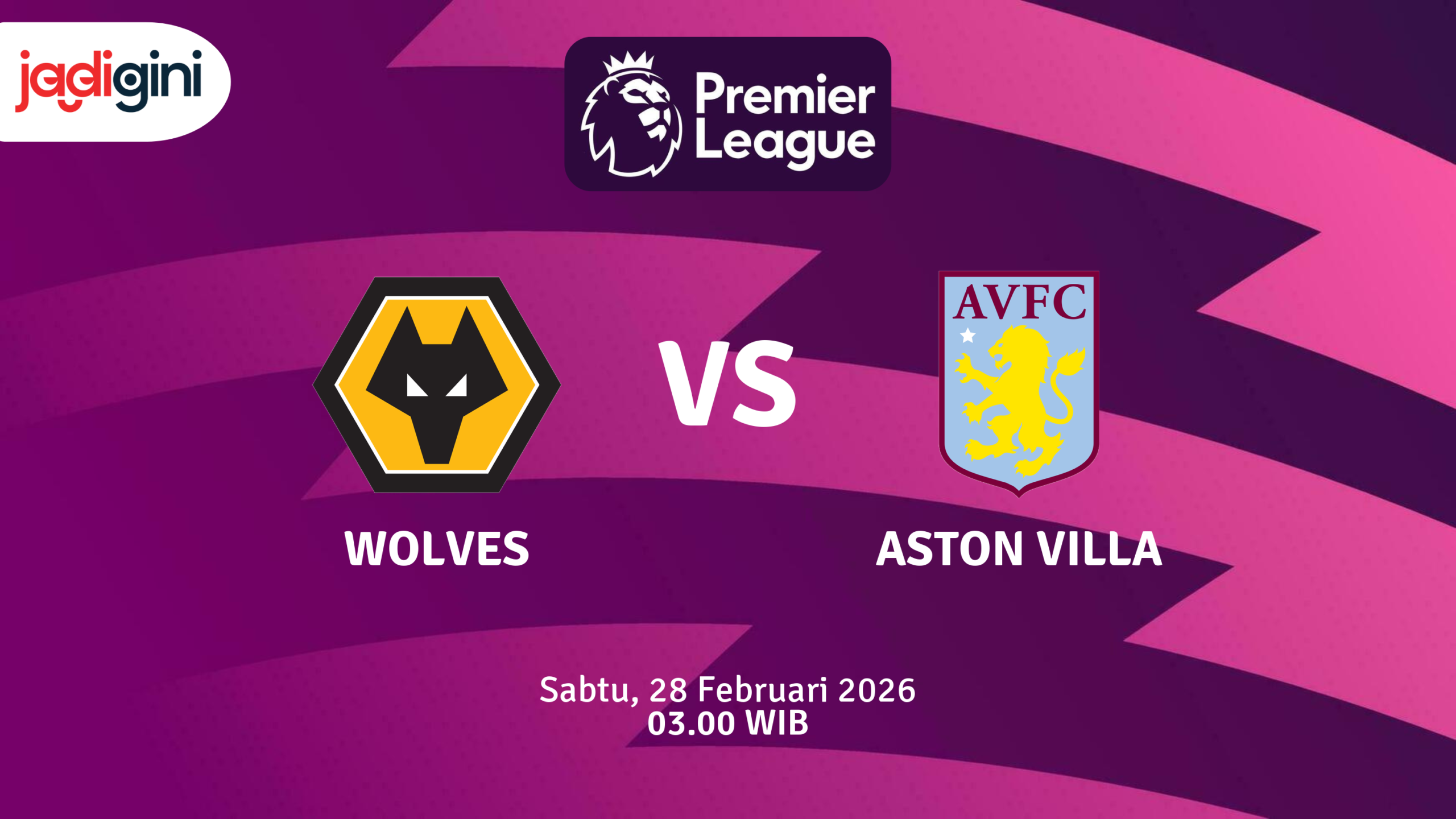 Match Banner: Wolves vs Aston Villa