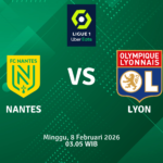 Match Banner: Nantes vs Lyon