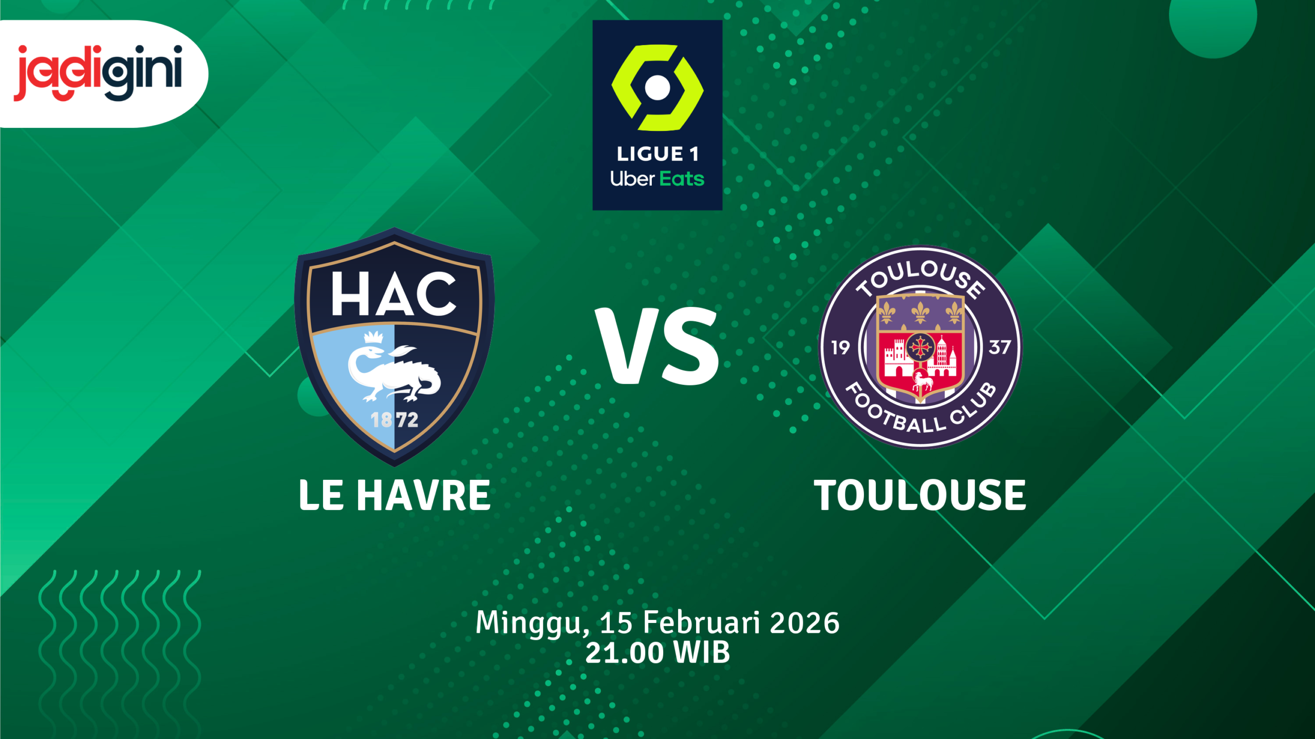 Match Banner: Le Havre vs Toulouse