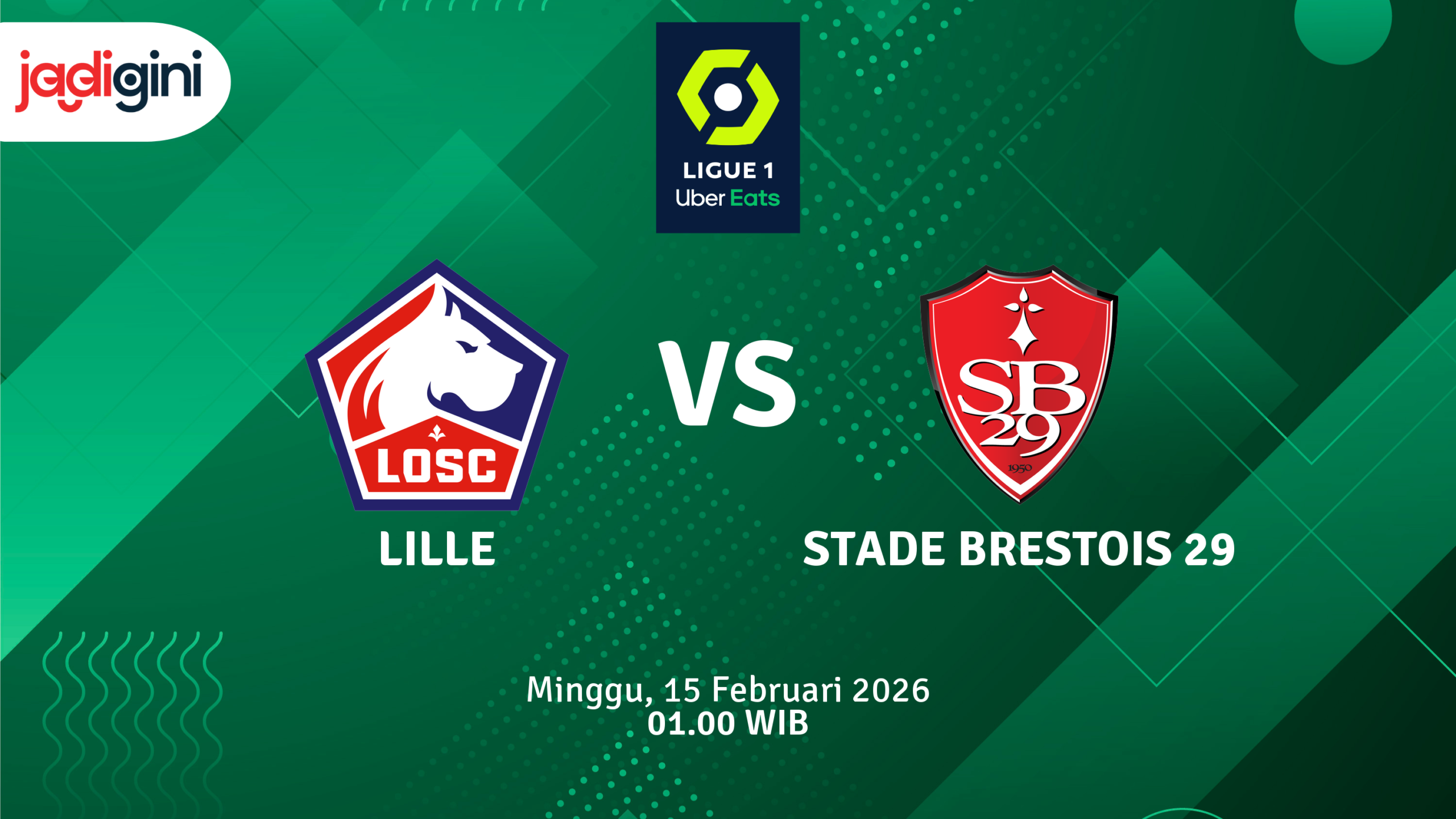 Match Banner: Lille vs Stade Brestois 29