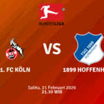 Match Banner: 1. FC Köln vs 1899 Hoffenheim