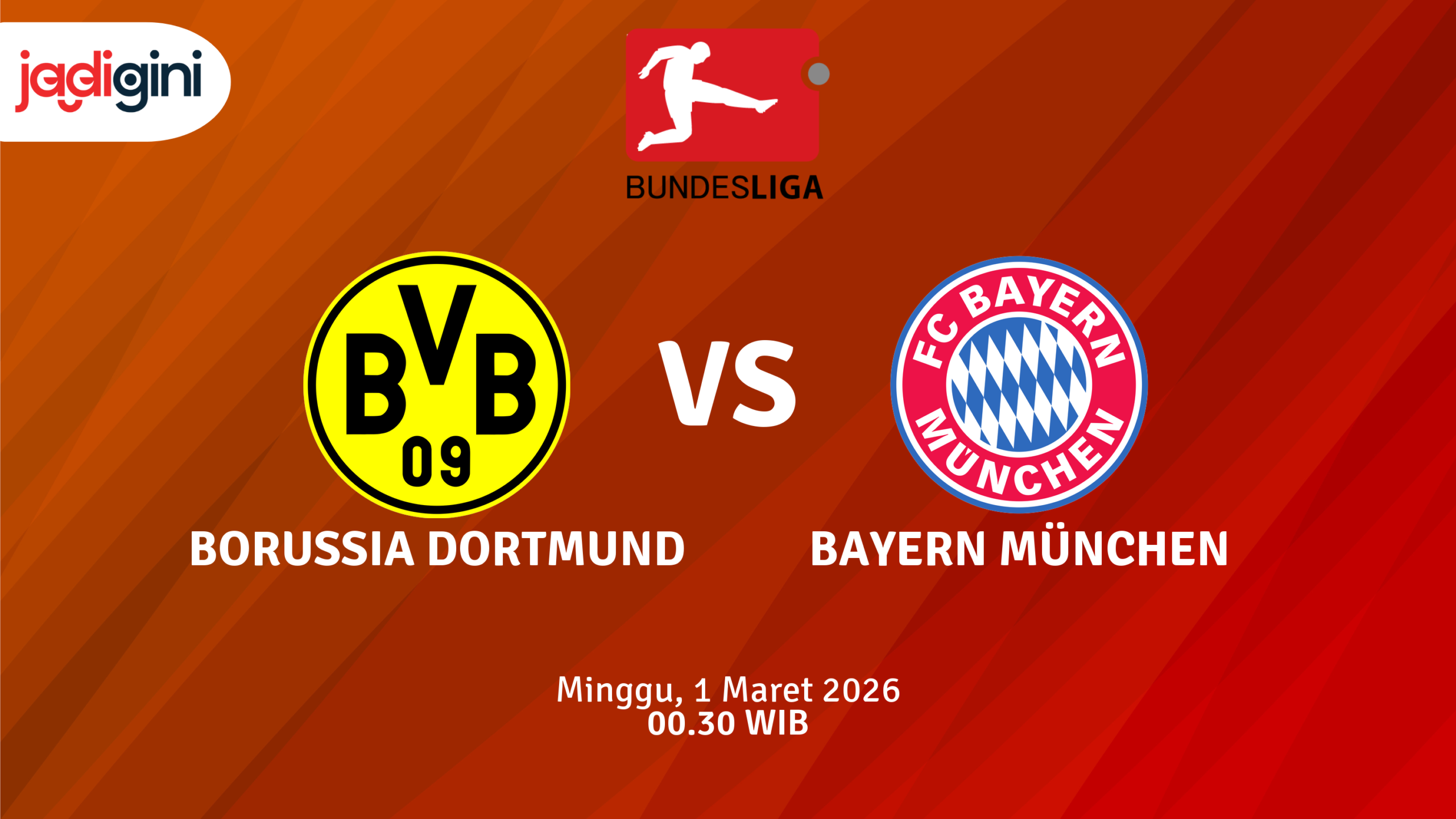 Match Banner: Borussia Dortmund vs Bayern München