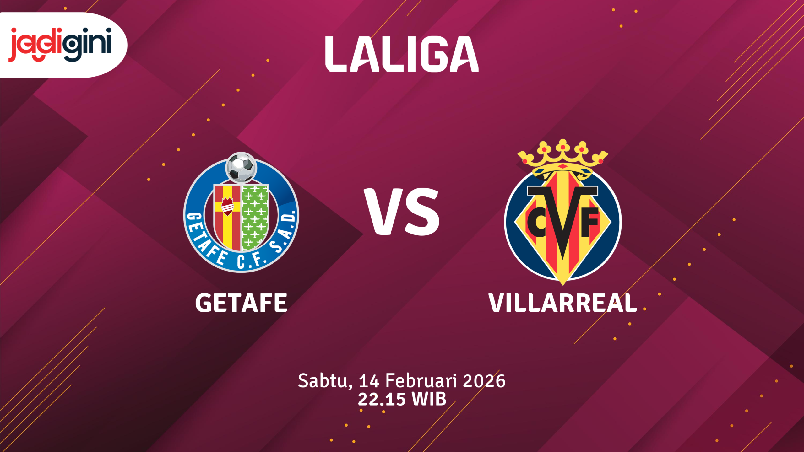 Match Banner: Getafe vs Villarreal