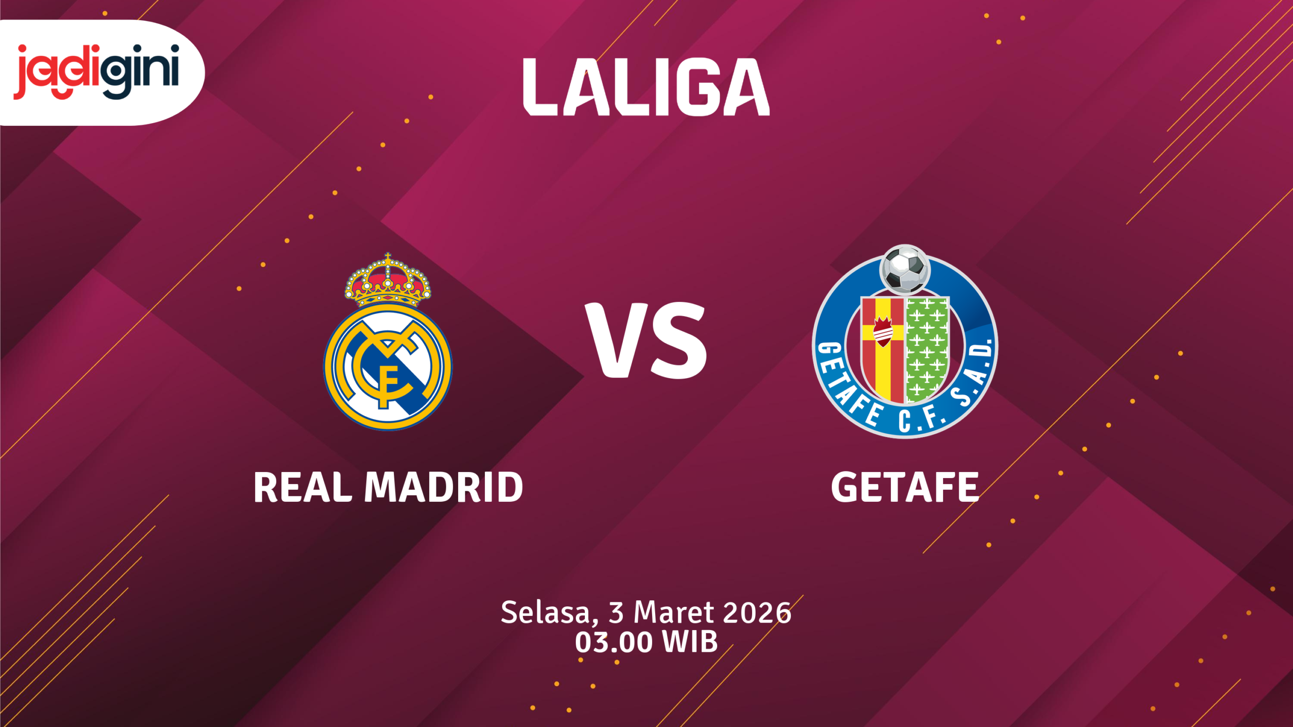 Match Banner: Real Madrid vs Getafe