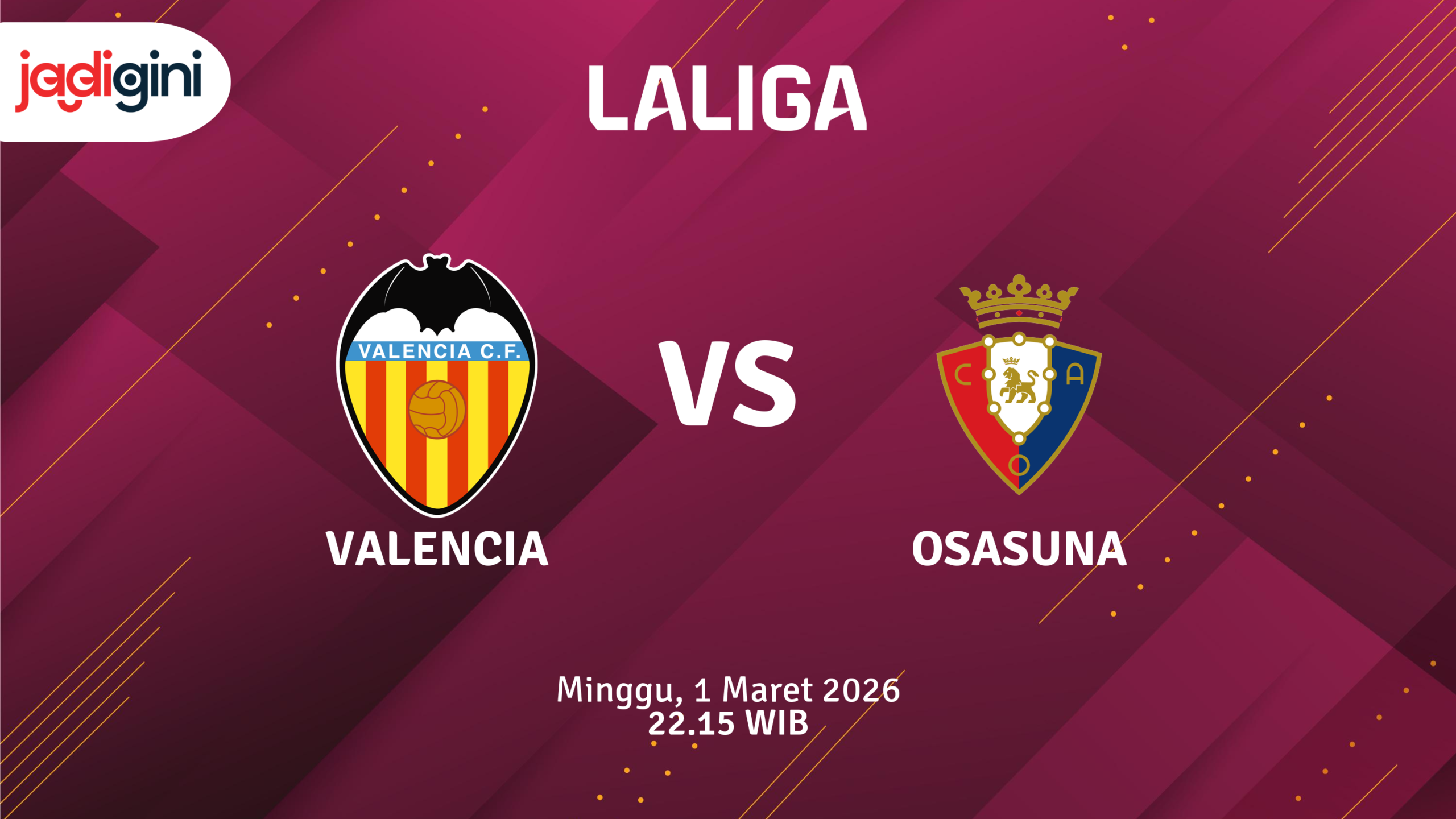 Match Banner: Valencia vs Osasuna