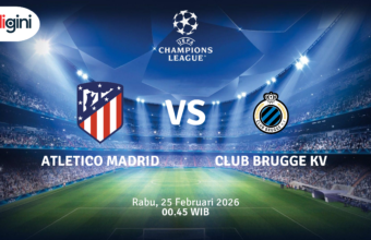 Match Banner: Atletico Madrid vs Club Brugge KV