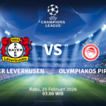 Match Banner: Bayer Leverkusen vs Olympiakos Piraeus