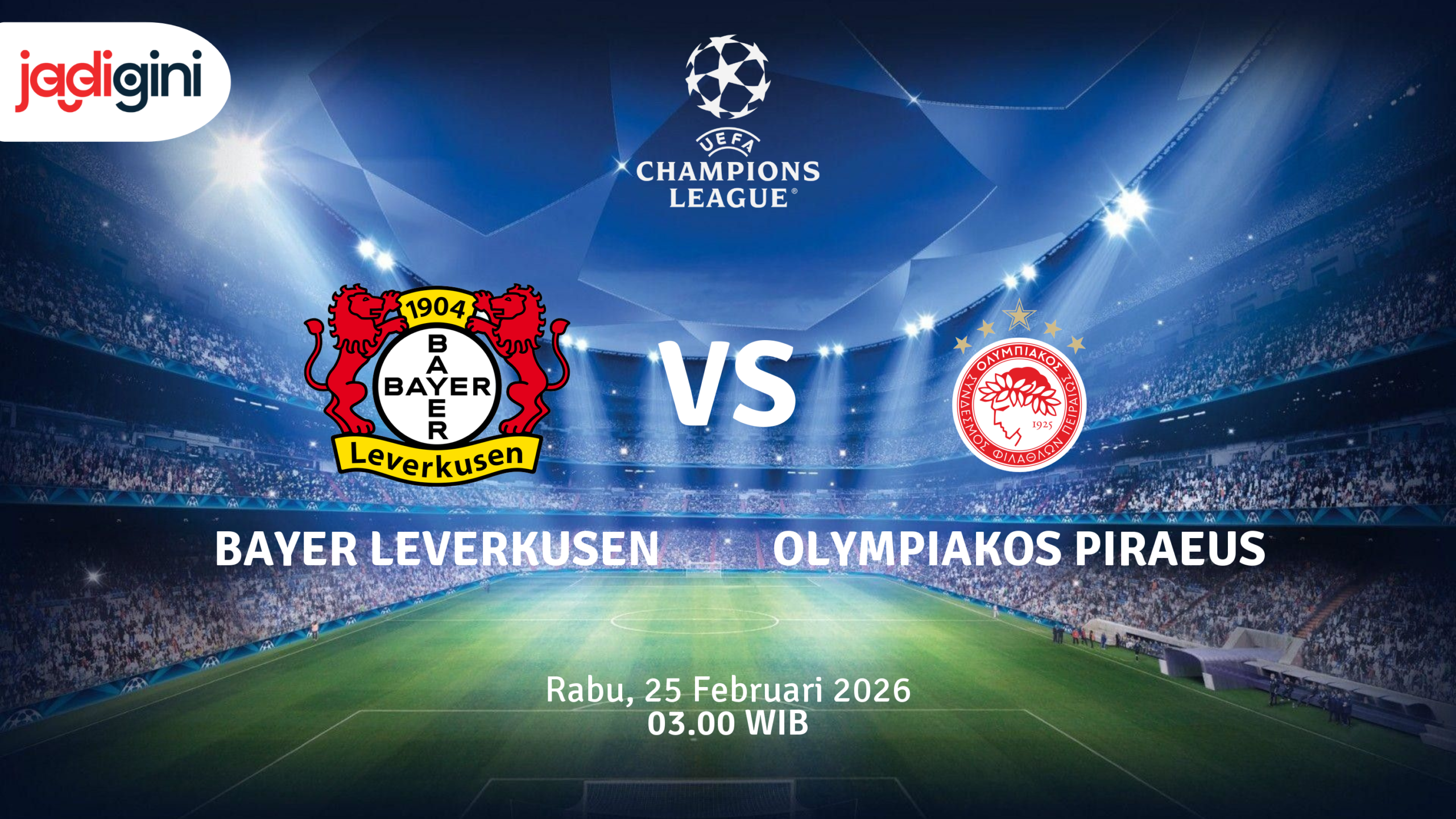 Match Banner: Bayer Leverkusen vs Olympiakos Piraeus