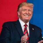 Presiden Donald Trump, yang pemerintahannya berkonflik dengan Voice of America (VOA) hingga berujung pada intervensi pengadilan federal.