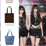 Chaewon dan Sakura tampil kreatif saat encore dengan tote bag yang dijadikan atasan.