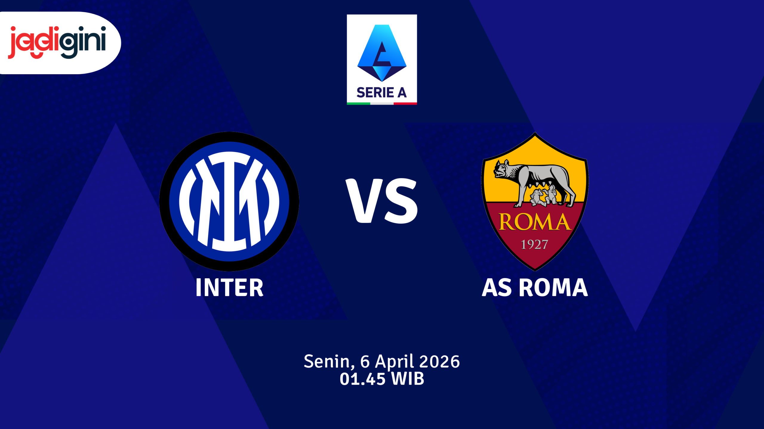 Match Banner: Inter vs AS Roma