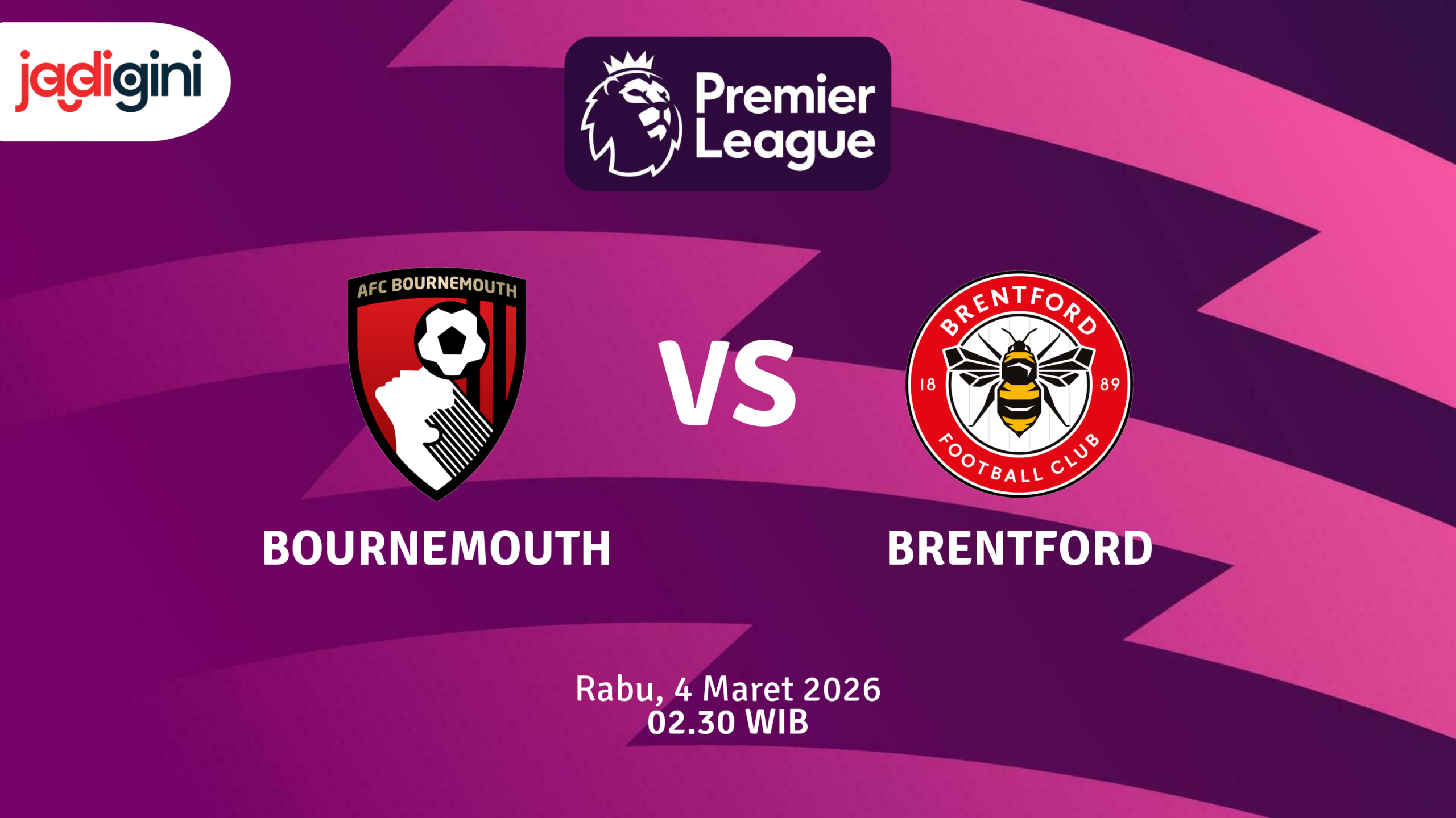 Match Banner: Bournemouth vs Brentford