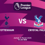 Match Banner: Tottenham vs Crystal Palace