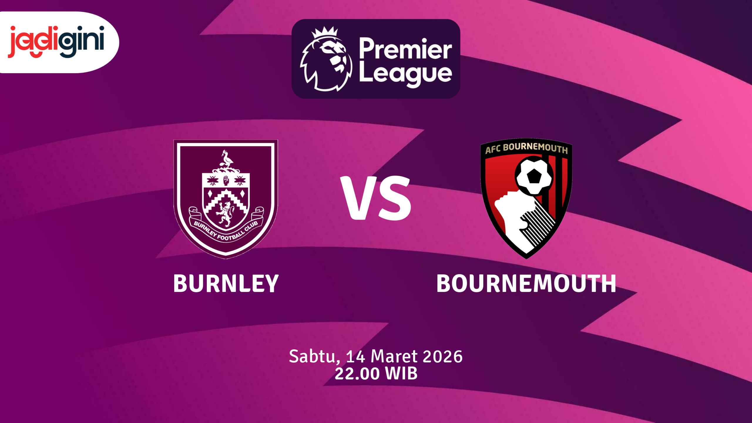 Match Banner: Burnley vs Bournemouth