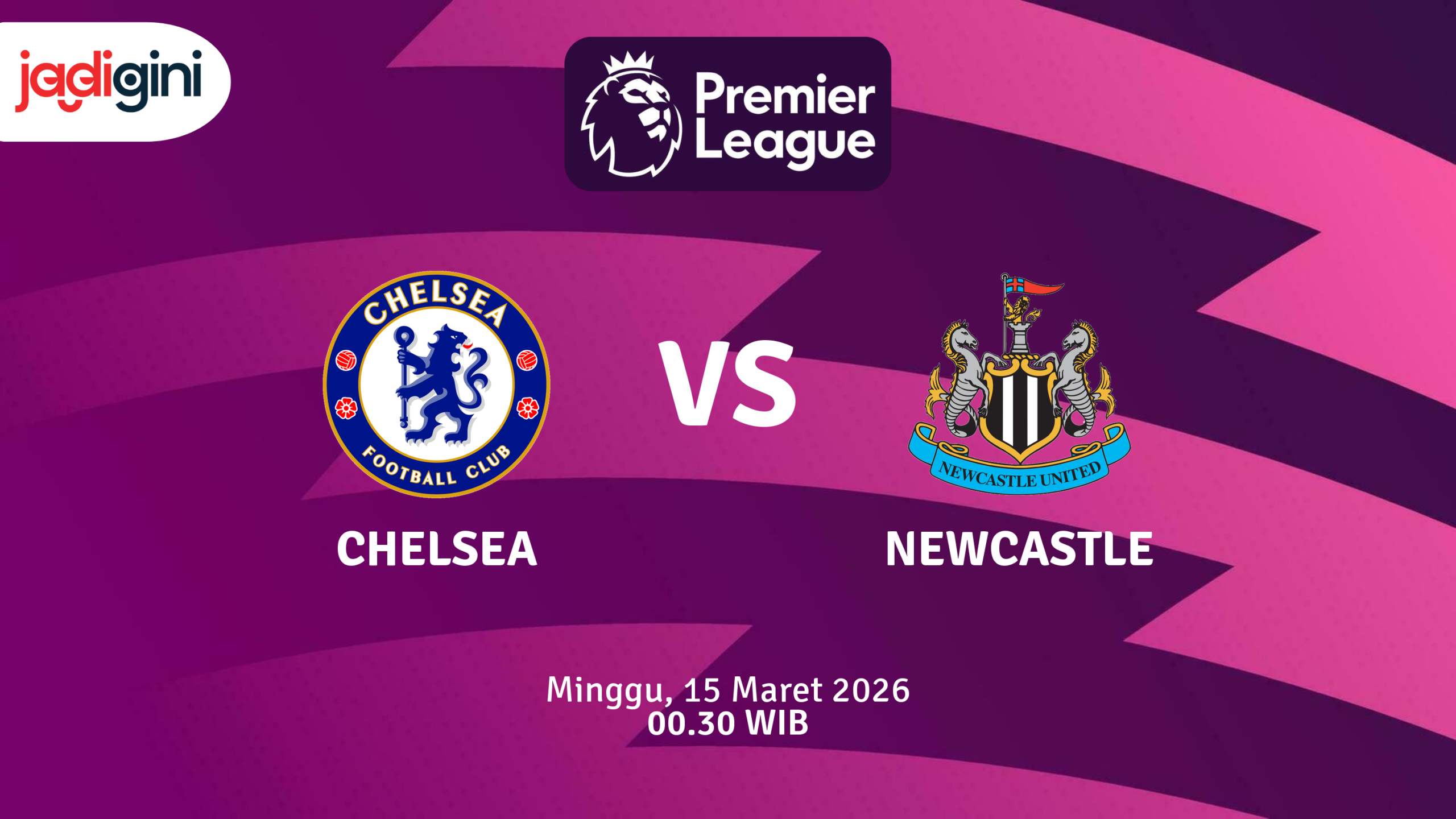 Match Banner: Chelsea vs Newcastle