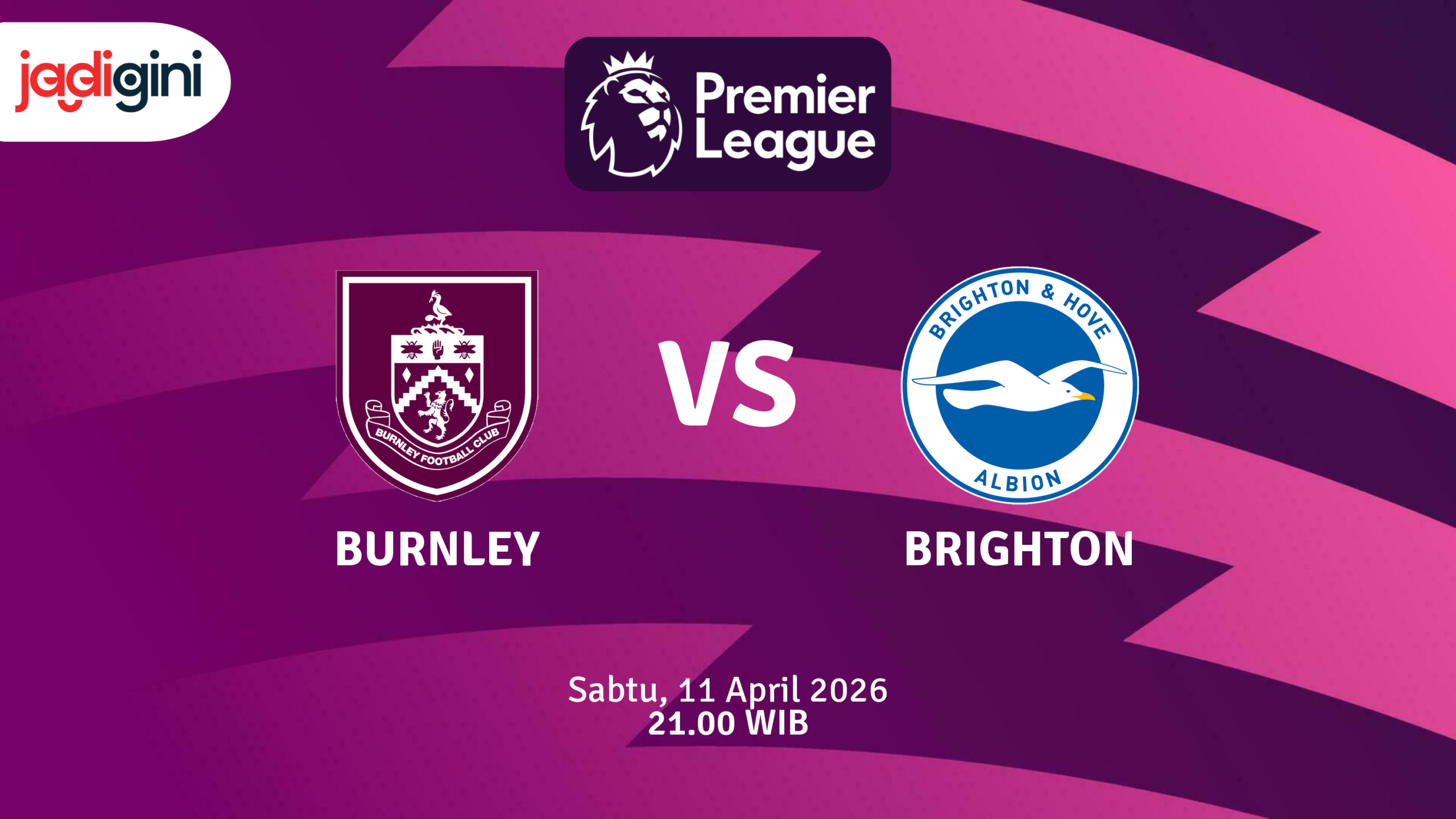 Match Banner: Burnley vs Brighton