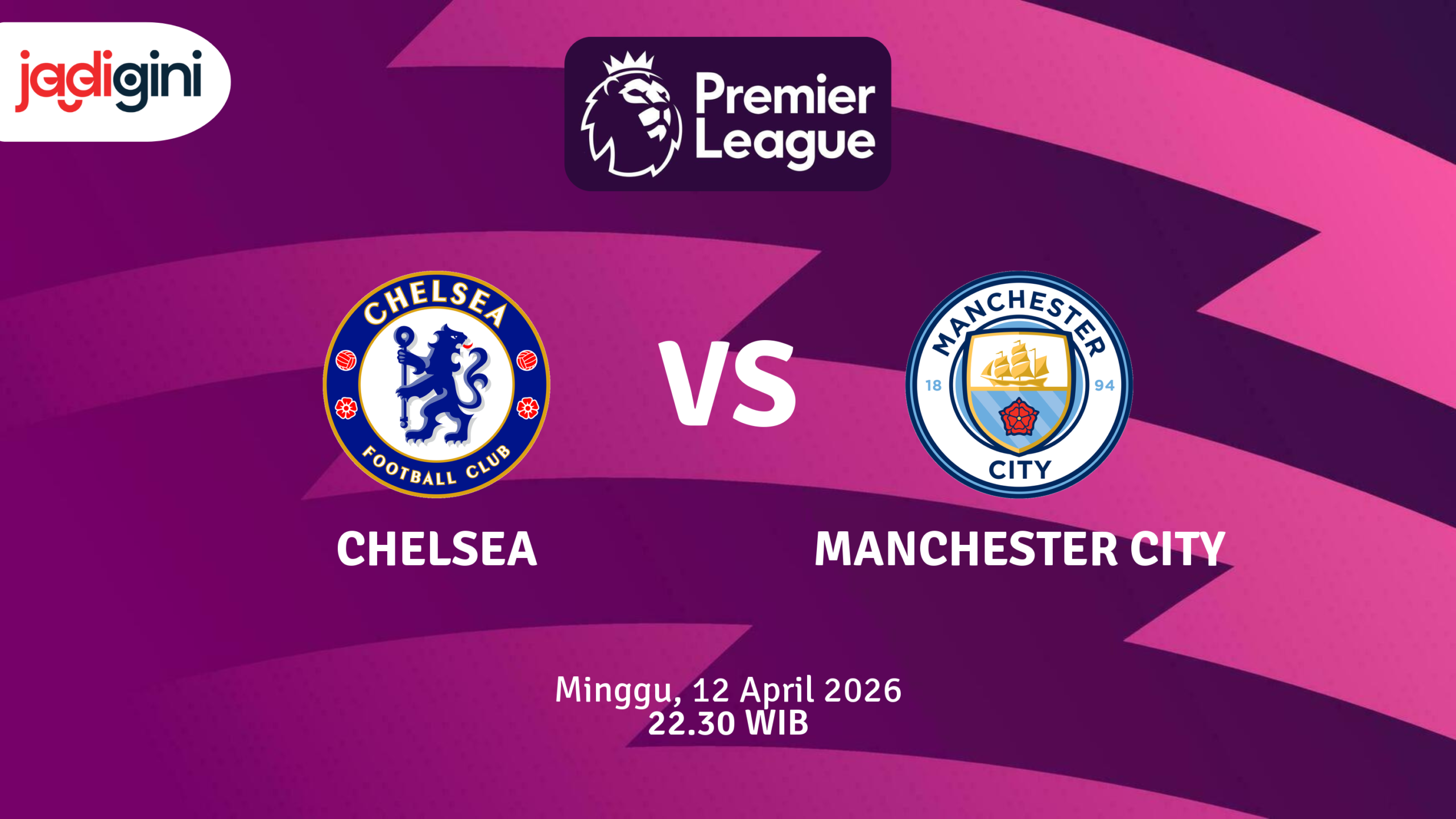 Match Banner: Chelsea vs Manchester City