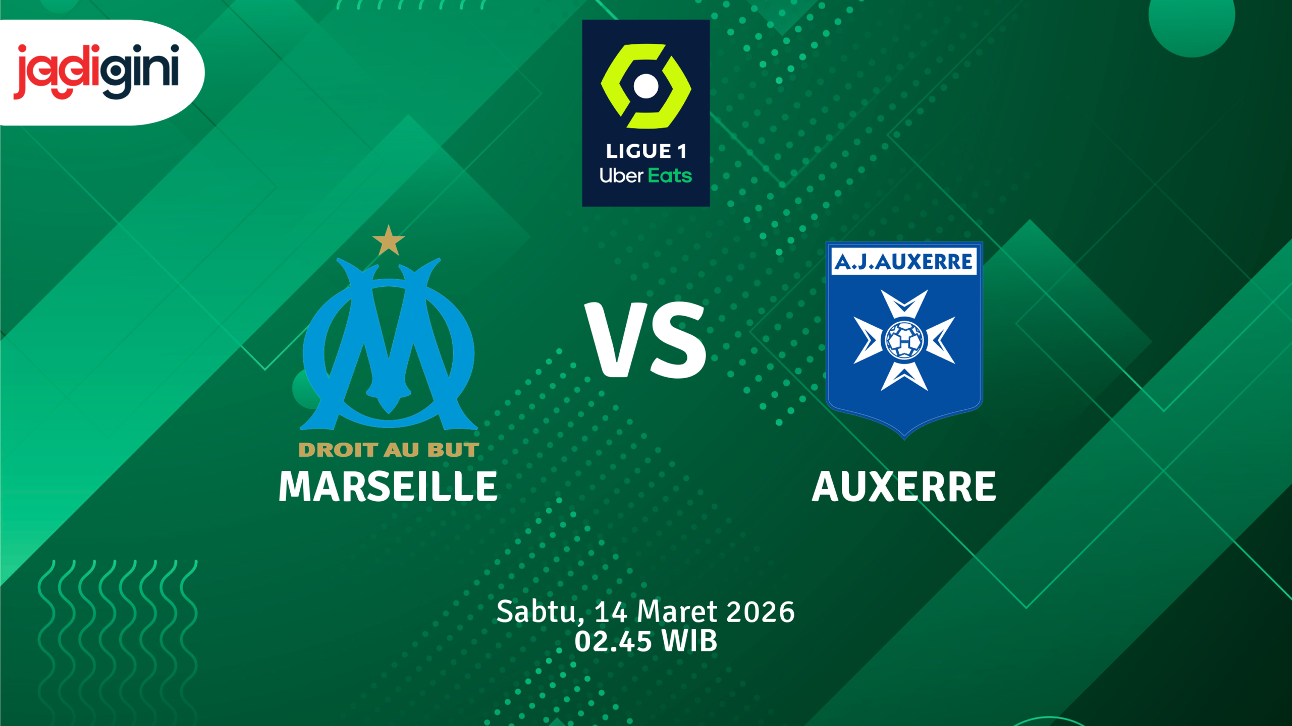 Match Banner: Marseille vs Auxerre