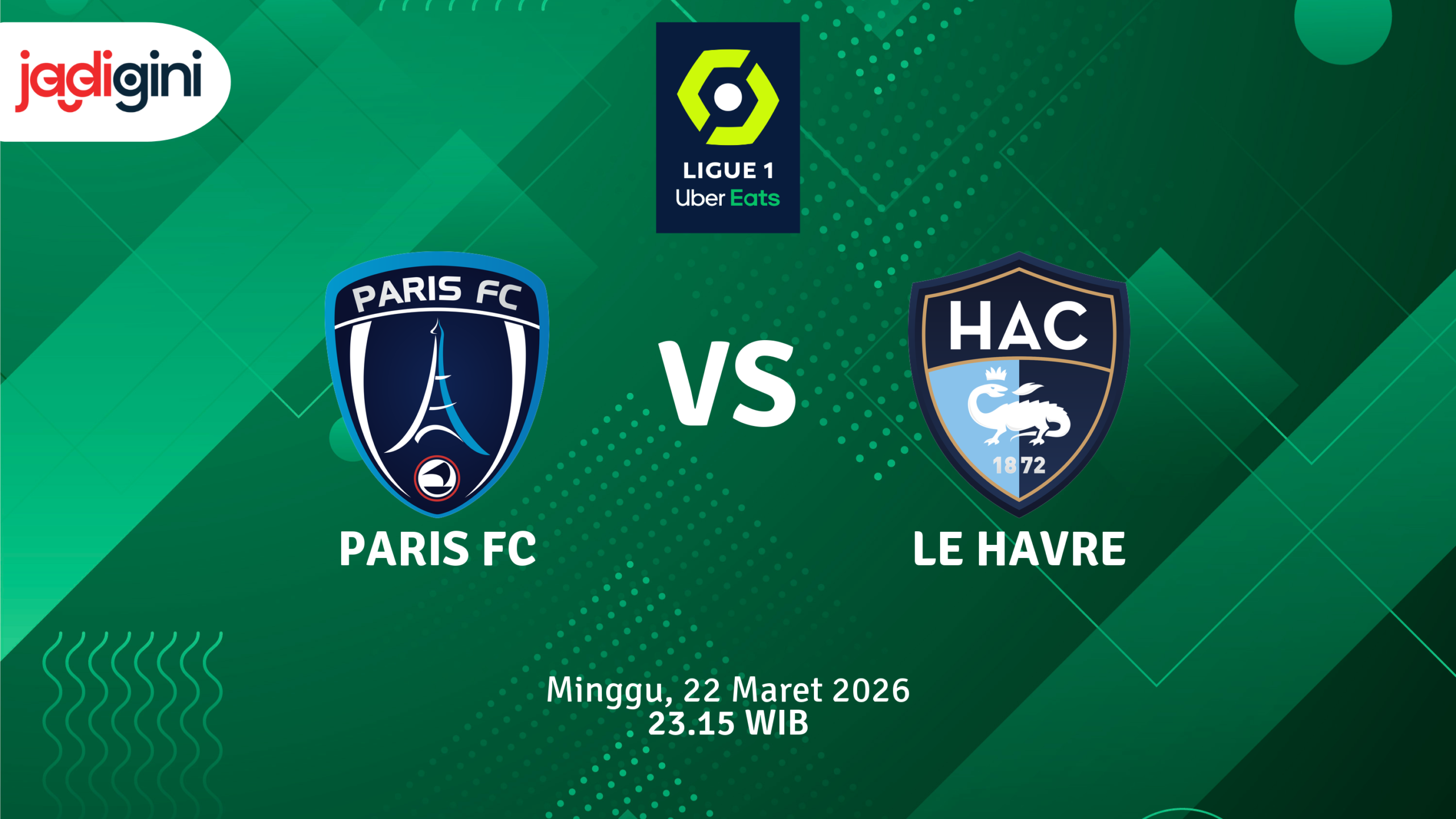 Match Banner: Paris FC vs Le Havre