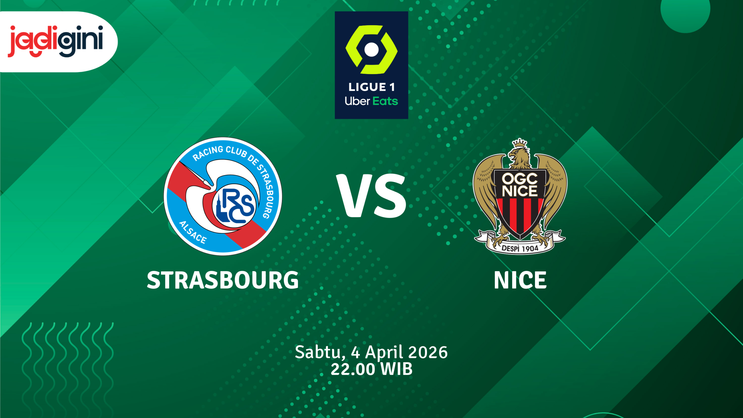 Match Banner: Strasbourg vs Nice