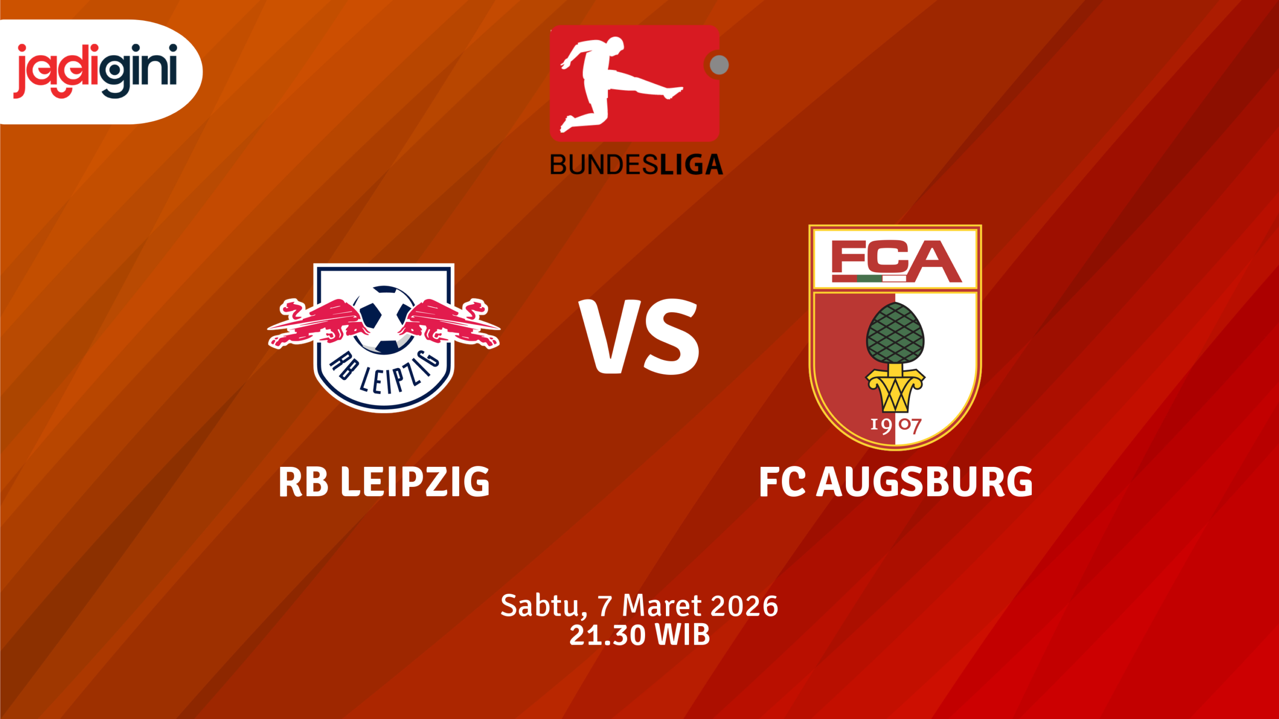 Match Banner: RB Leipzig vs FC Augsburg