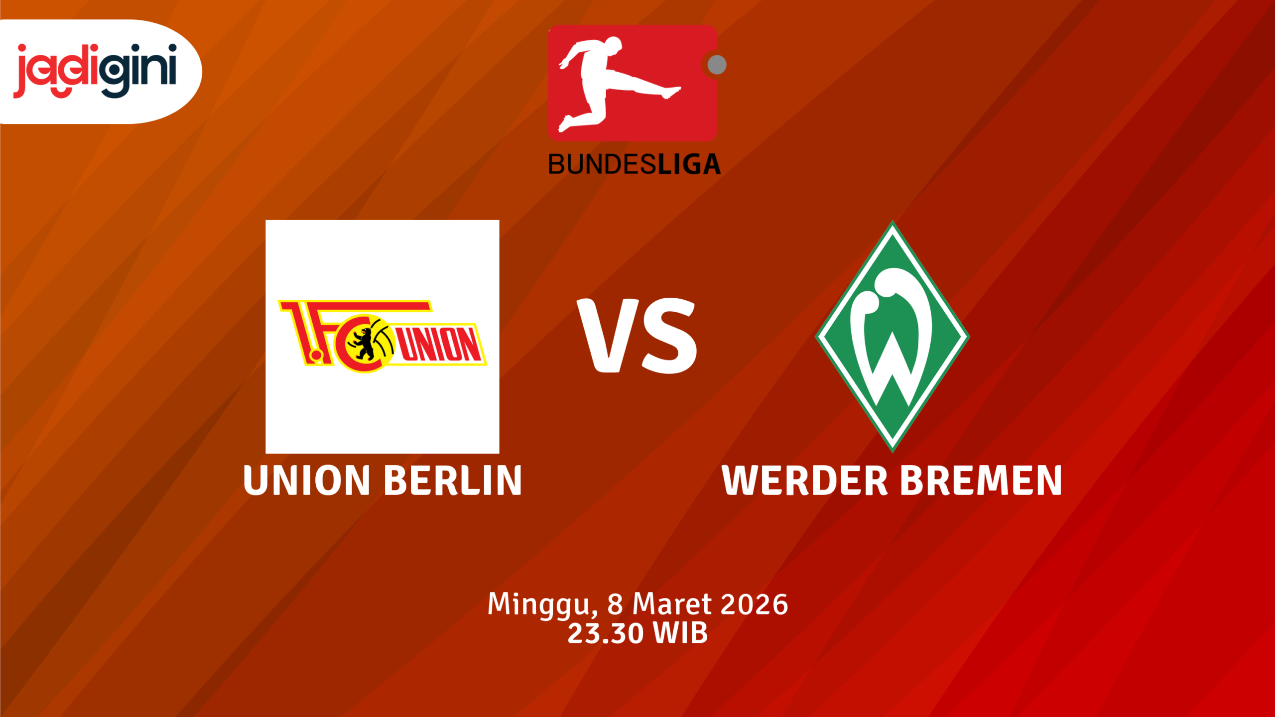 Match Banner: Union Berlin vs Werder Bremen