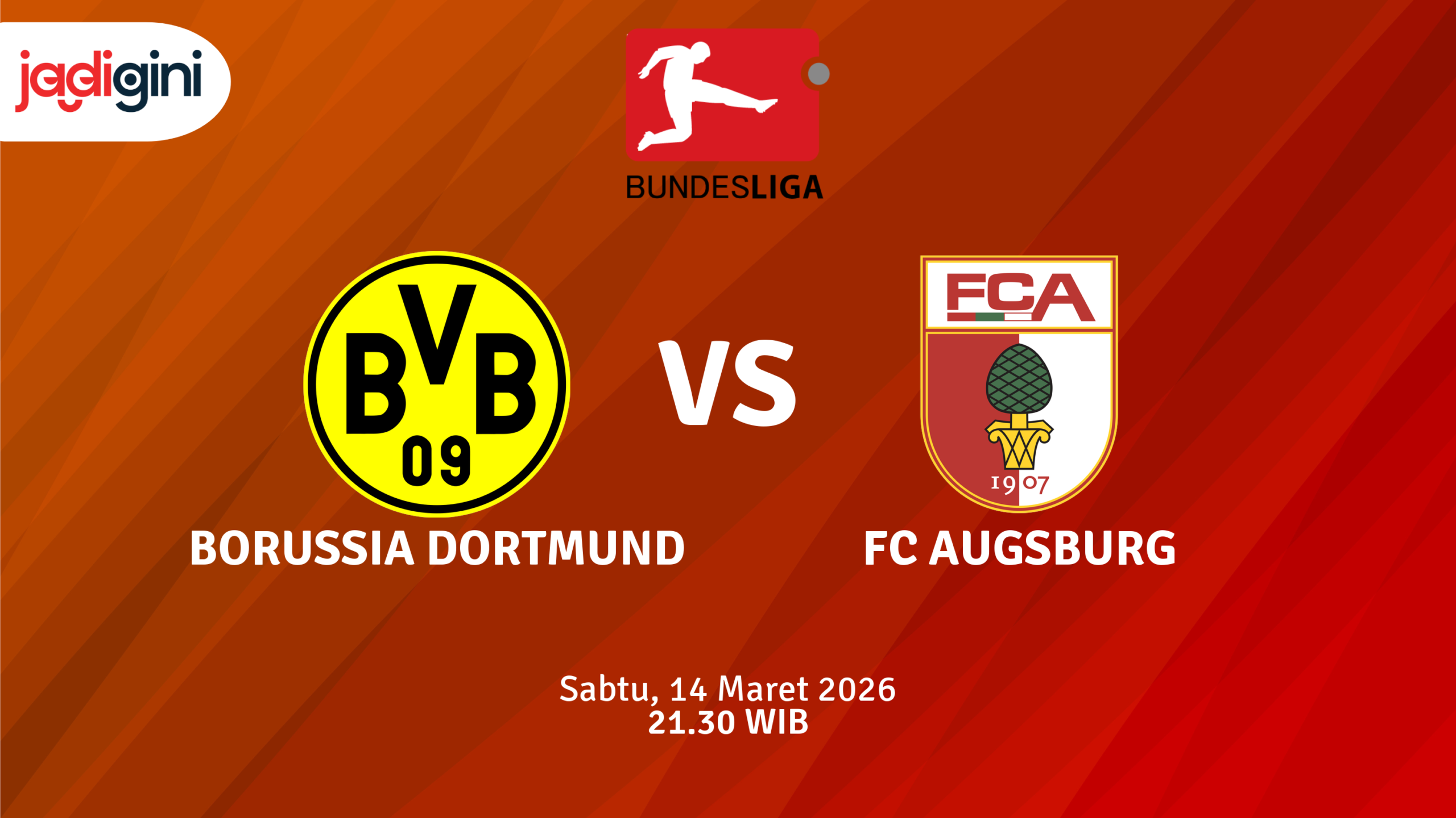 Match Banner: Borussia Dortmund vs FC Augsburg