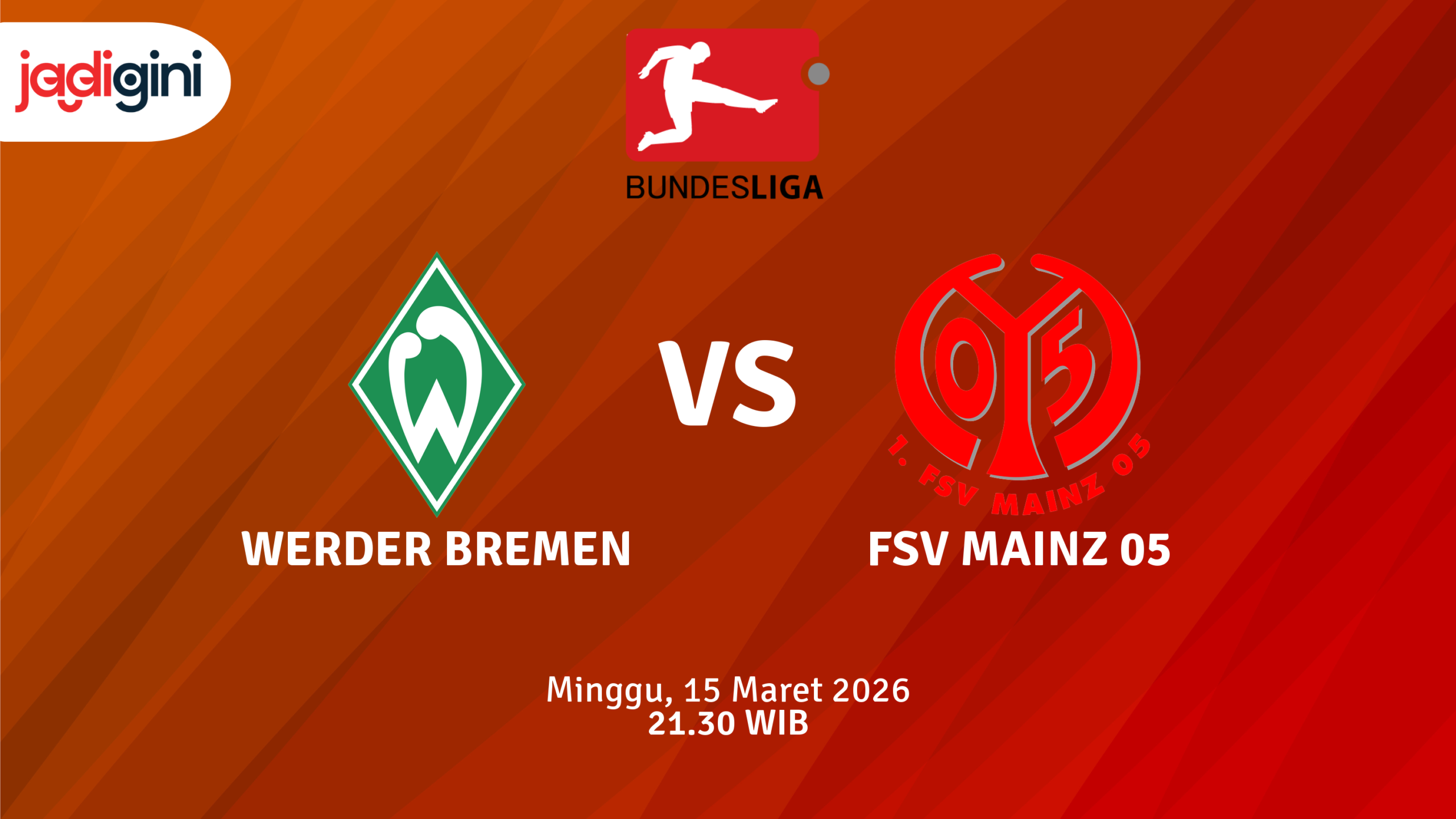 Match Banner: Werder Bremen vs FSV Mainz 05