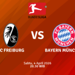 Match Banner: SC Freiburg vs Bayern München