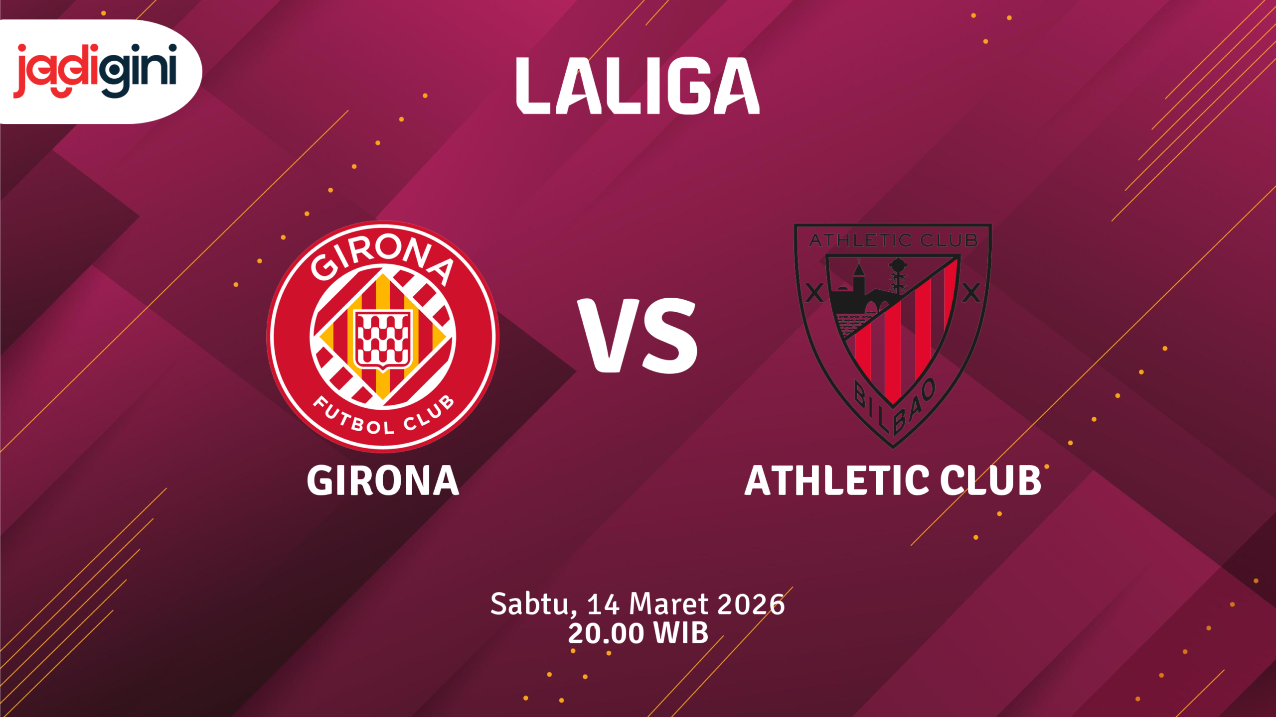 Match Banner: Girona vs Athletic Club
