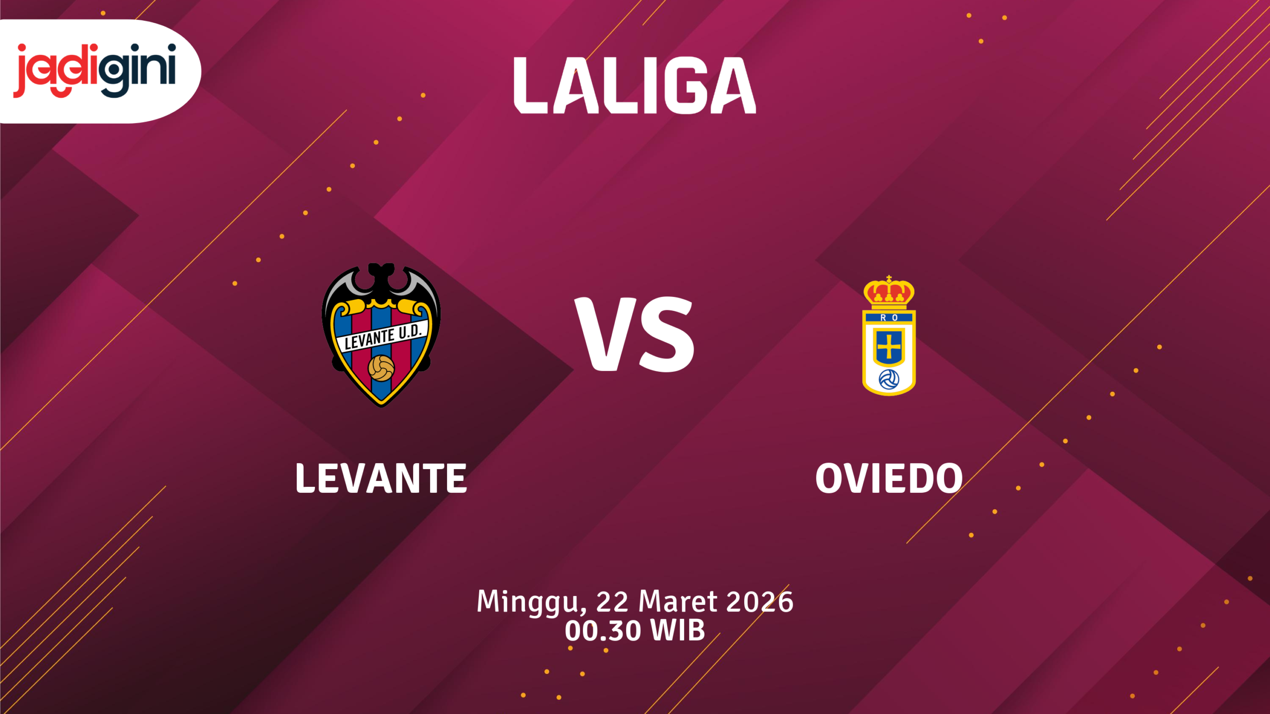 Match Banner: Levante vs Oviedo